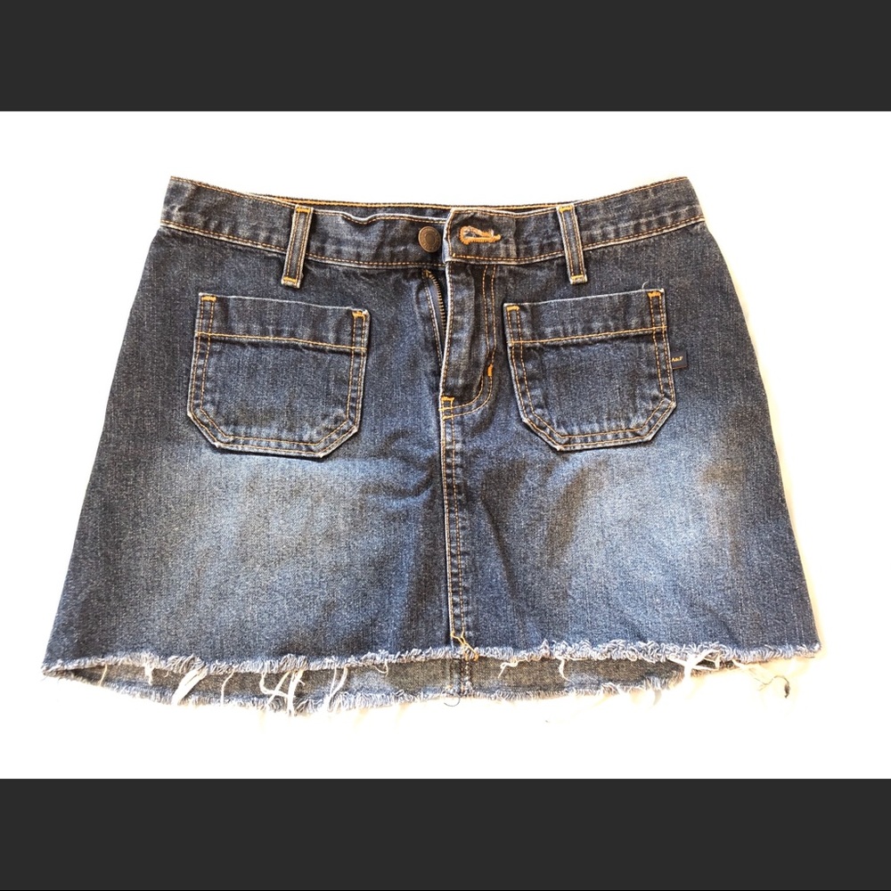 Abercrombie & Fitch Denim Mini Skirt Size 0 EUC